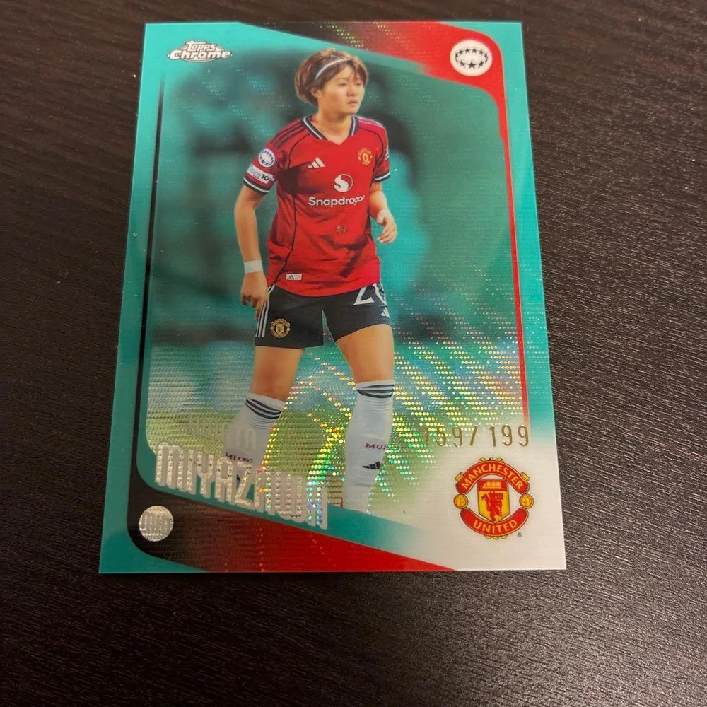 Topps Chrome 宮澤ひなた 199枚限定 マンチェスターユナイテッド