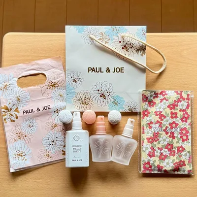 ポールアンドジョー PAUL&JOE ノベルティ ハンドミラー 空き瓶3コセット