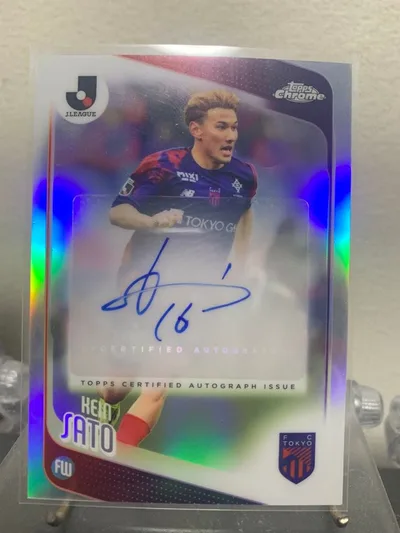 Topps 2026 Chrome Jリーグ 佐藤恵允 直筆サインカード