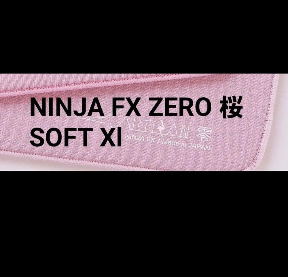 ARTISAN NINJA FX ZERO 桜 SOFT XI マウスパッド