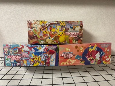Pokemon Center Special BOX 3 แบบ ชุดโทโฮคุ ฟุกุโอกะ ฮิโรชิม่า