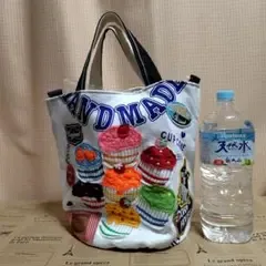 ハンドメイド デニム トートバッグ ワッペン 大容量 らくらくメルカリ便匿名配送