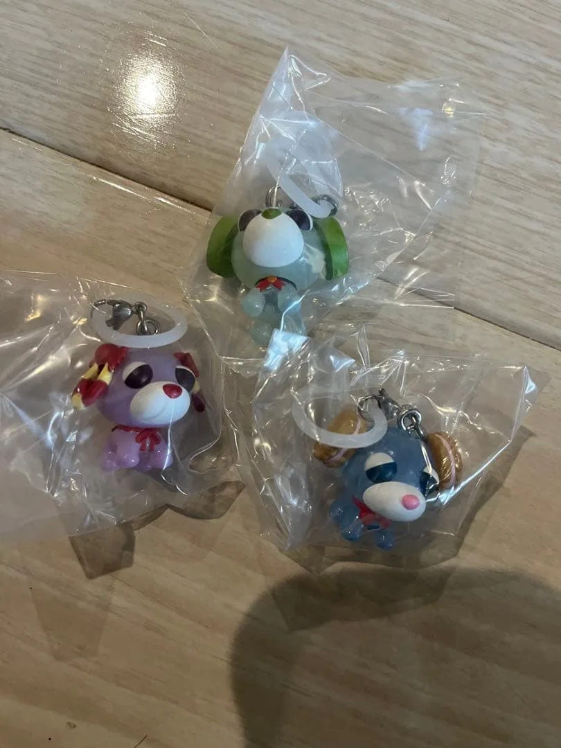 お茶犬 スイーツめじるしアクセサリー 3種セット ビス キャン ロール