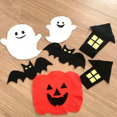 ハロウィン フェルト飾り 7点セット