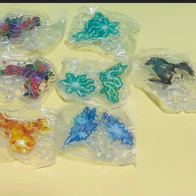 能力覚醒アクリルスタンド ガチャ コンプリート 背負い羽