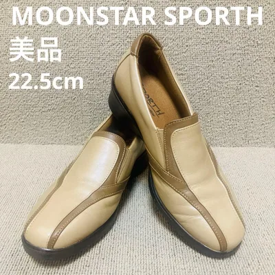 ❣️美品22.5cm MOONSTAR SPORTHコンフォートレザーシューズ