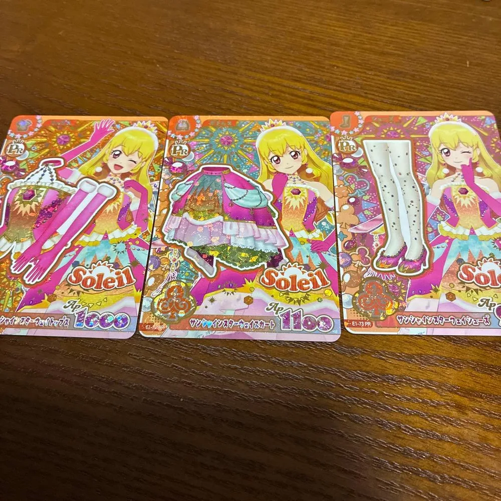 アイカツ カード サンシャインスターウェイ PR 3枚セット