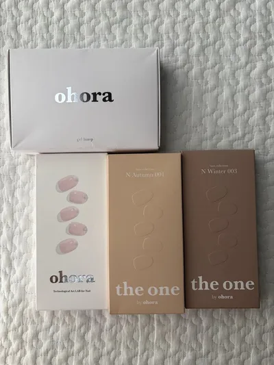 ohora オホーラ ジェルネイルシール3種+ジェルランプセット