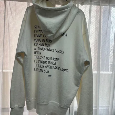 Supreme Lou Reed パーカー ホワイト