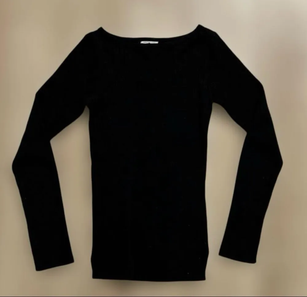 LANVIN en Bleu 長袖 リブニット ブラック 38