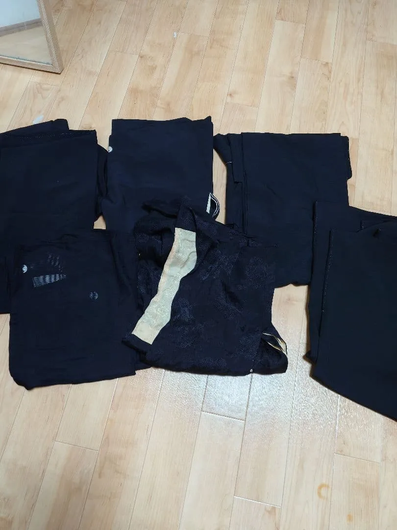 着物 喪服 家紋付き