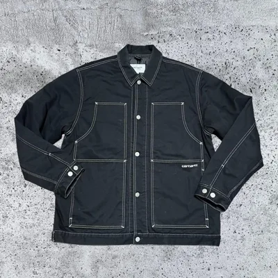 Carhartt wip ダブルフロントジャケット ブラック 中綿【 L】
