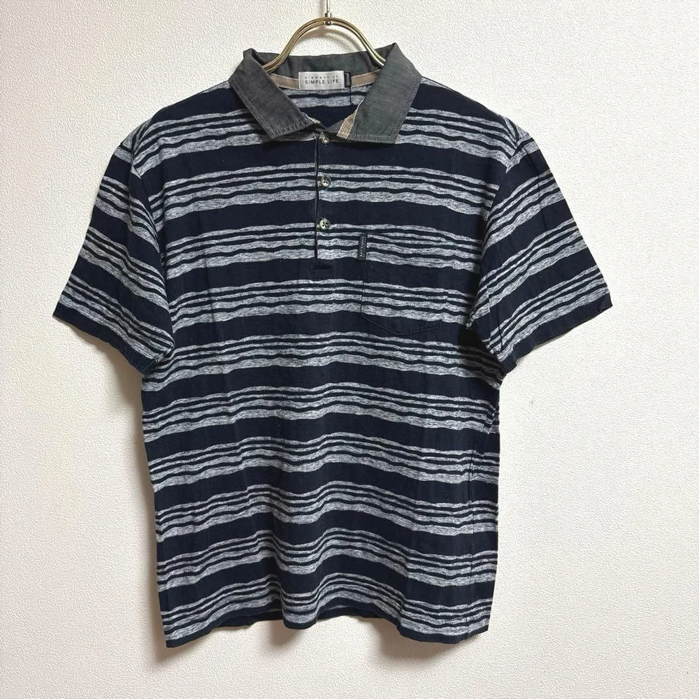 ✨良品✨ element of SIMPLE LIFE【M】ポロシャツ ボーダー