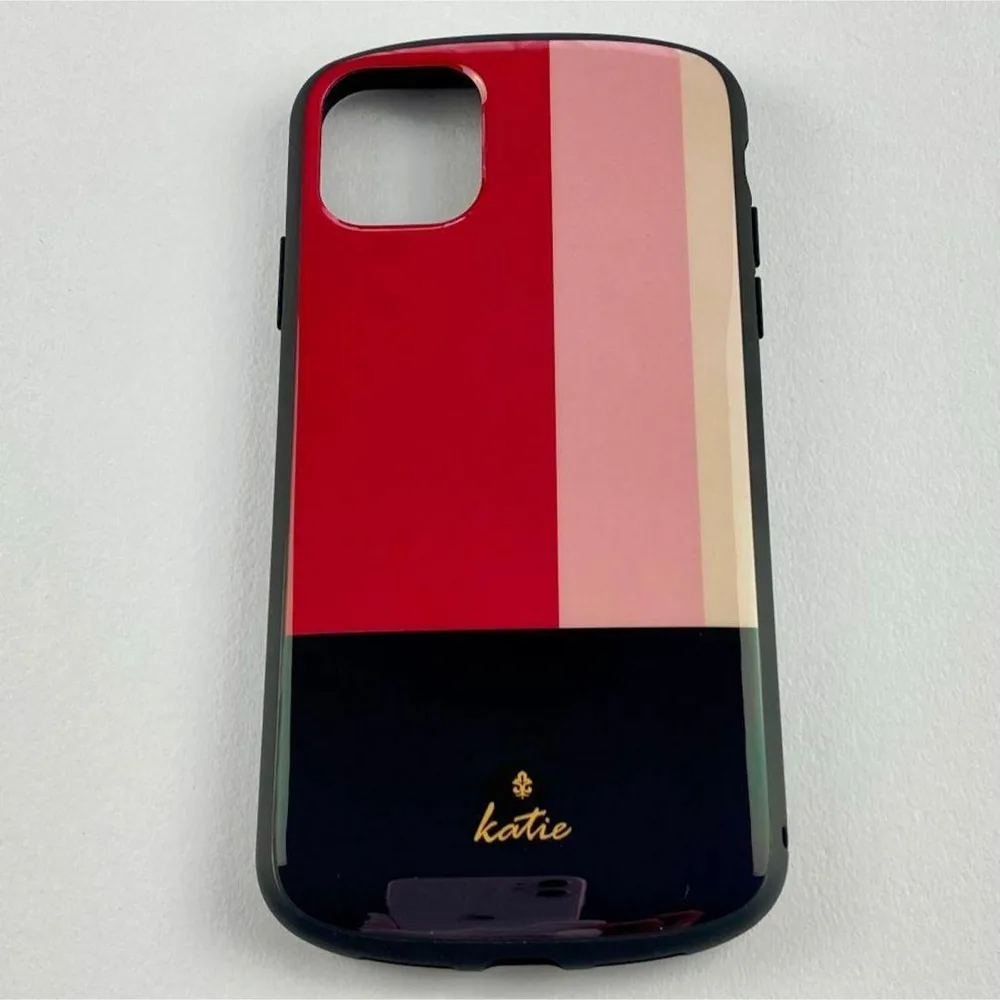 新品 スマホケース iPhone11 Pro 超軽量 極薄 トリコロールピンク