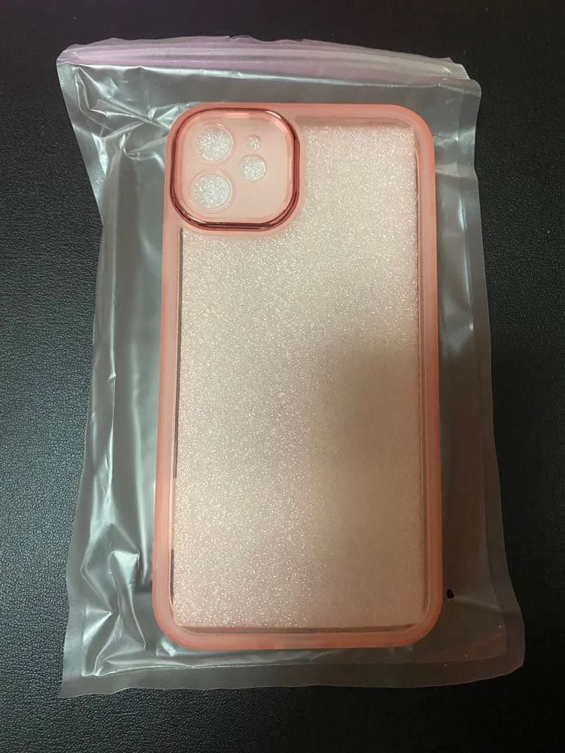 iPhone11 スマホケース ピンク透明