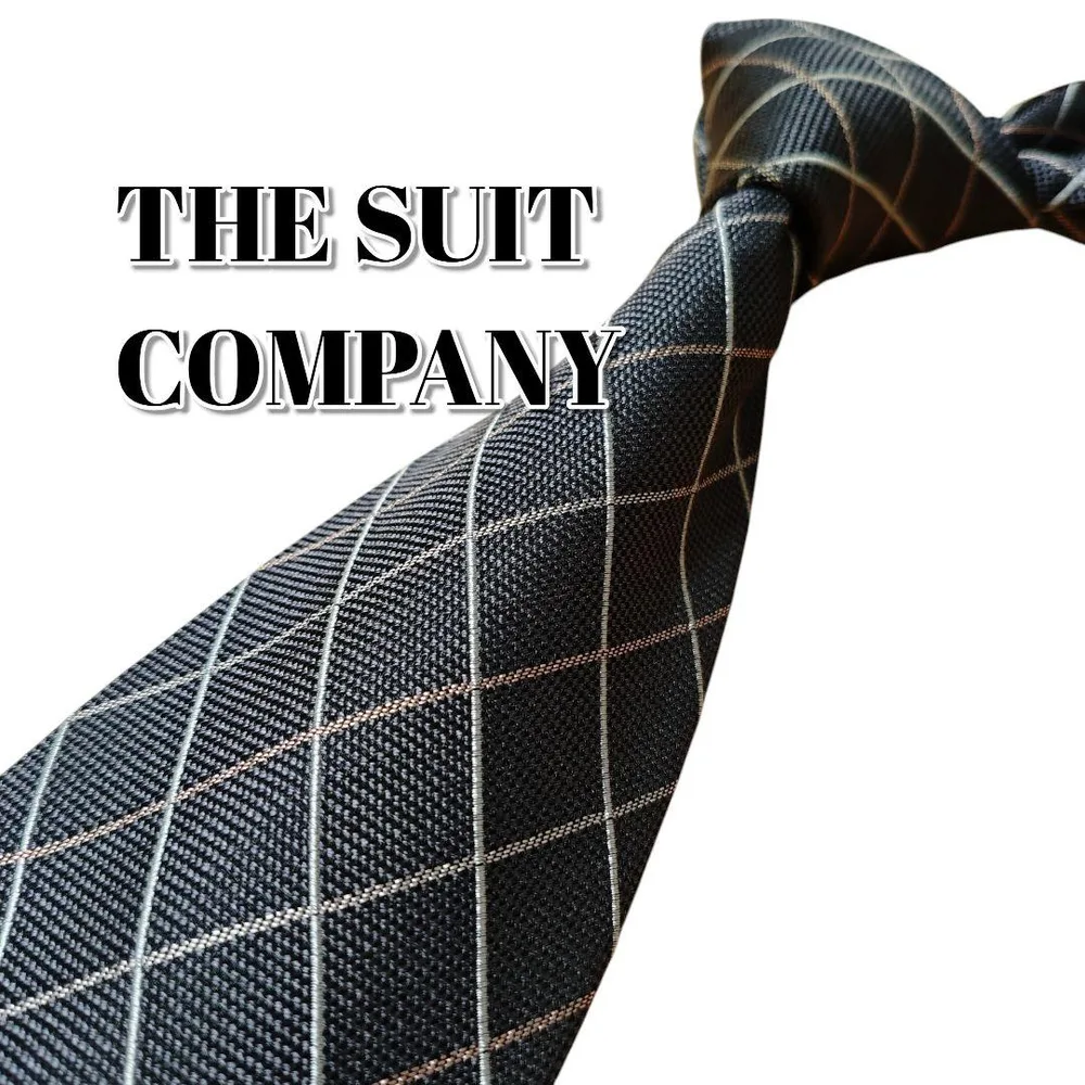 ★THE SUIT COMPANY★ スーツカンパニー グレー系 チェック柄