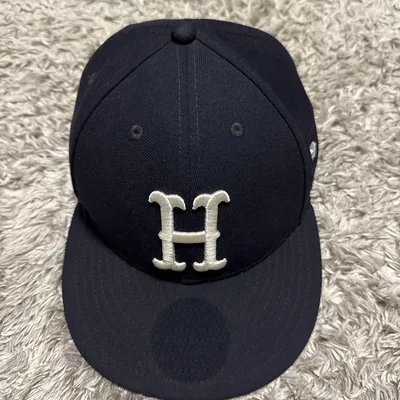 HUF × NEW ERA 59FIFTY キャップ ネイビー 7 1/4