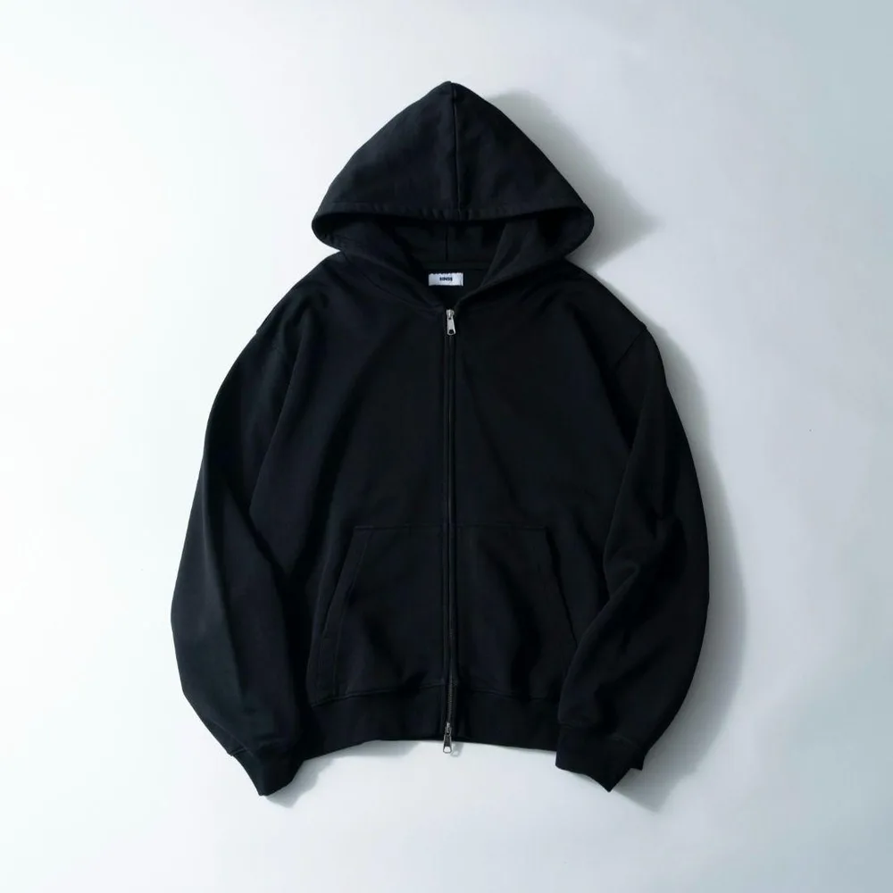 SINSS zip hoodie ブラック