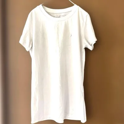アンダーアーマー Tシャツ クルーネック 半袖 無地 XS 白 ポリエステル