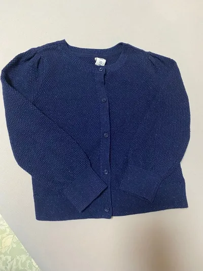 baby GAP カーディガン ネイビー ラメ 110㎝