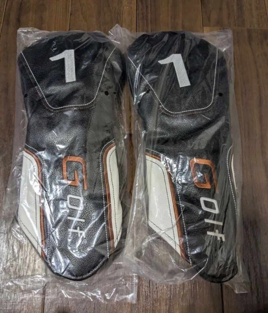 GOLF ゴルフドライバー用 ヘッドカバー 2個 新品
