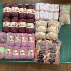 毛糸まとめ売り 46玉以上