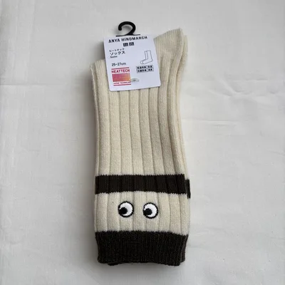 UNIQLO ANYA HINDMARCH ヒートテック ソックス 25〜27㎝