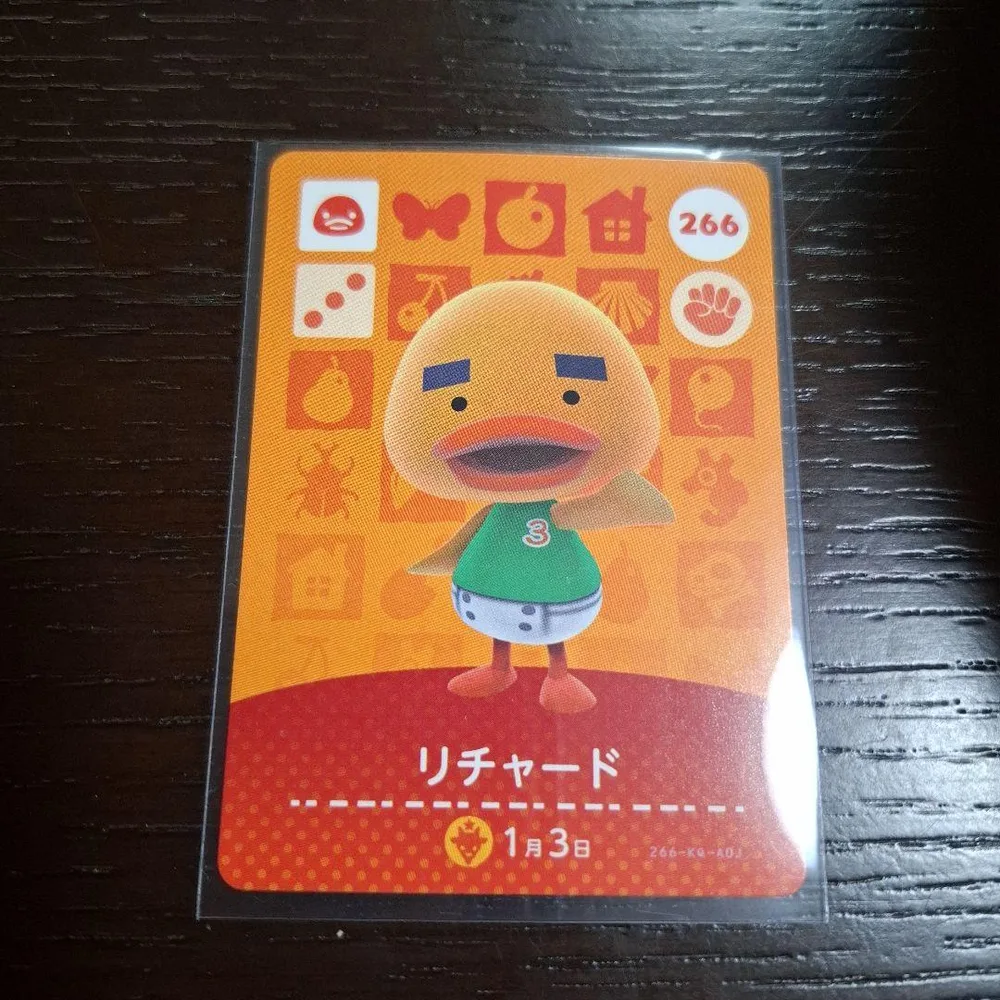 どうぶつの森 amiiboカード リチャード