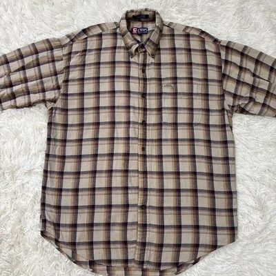 CHAPS RALPH LAUREN チェックネルシャツ L 90s風BDシャツ