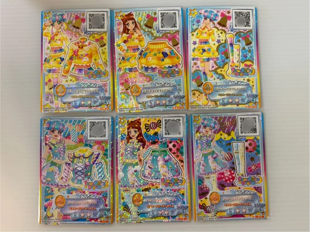 アイカツ メリーナップタイム ワンダーロリポップ 6枚セット