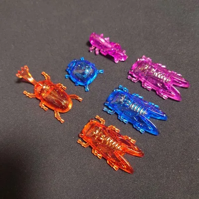 コリス フエラムネ おまけ 昆虫フィギュア 6点セット ラメプラ