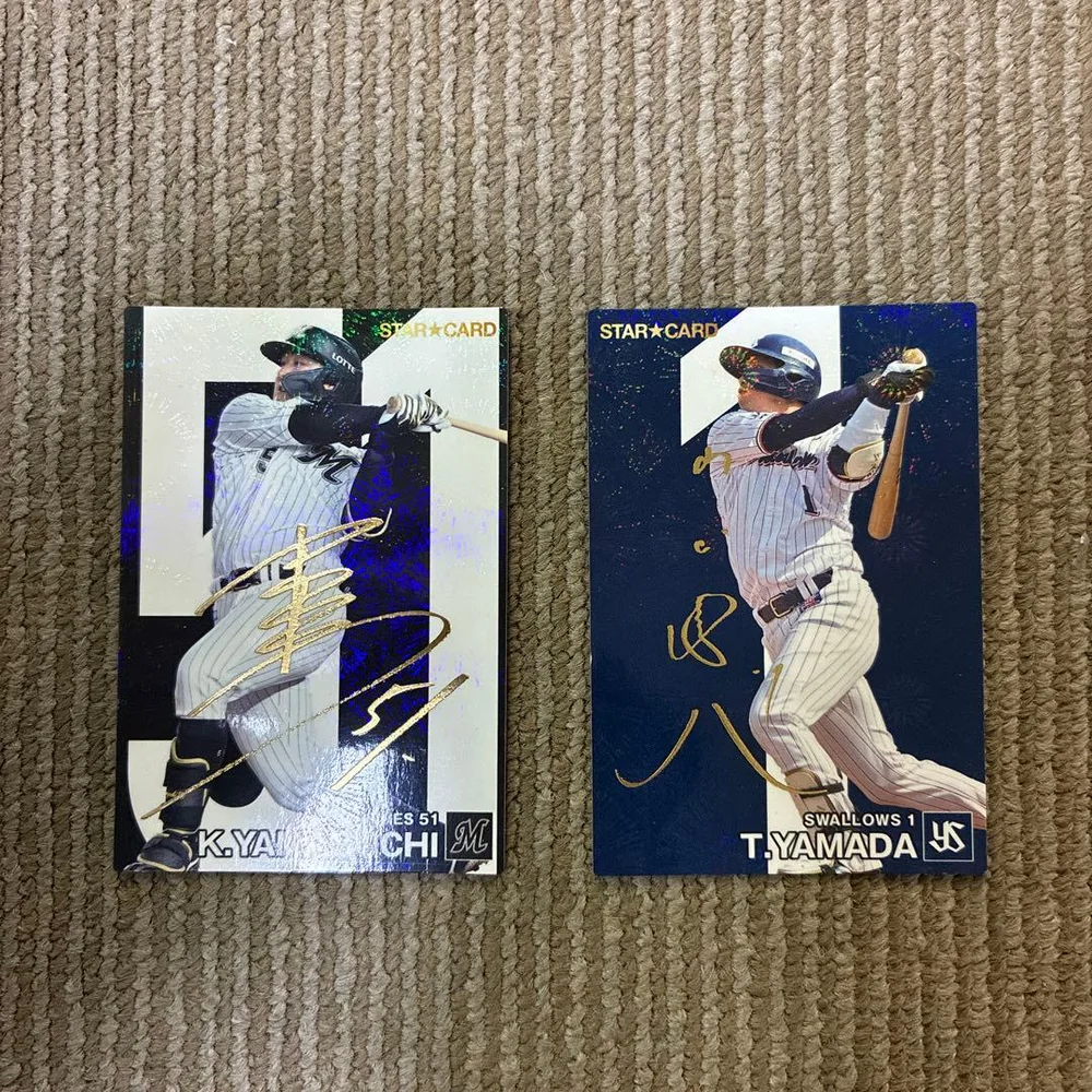 カルビー プロ野球チップス 2024 山口航輝 山田哲人 スターカード