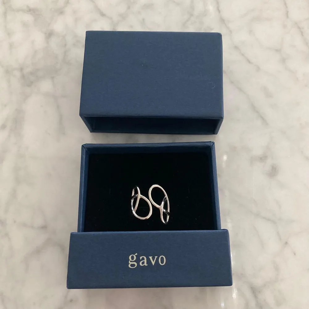 gavo シルバーリング 指輪 箱付き