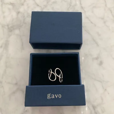 gavo シルバーリング 指輪 箱付き