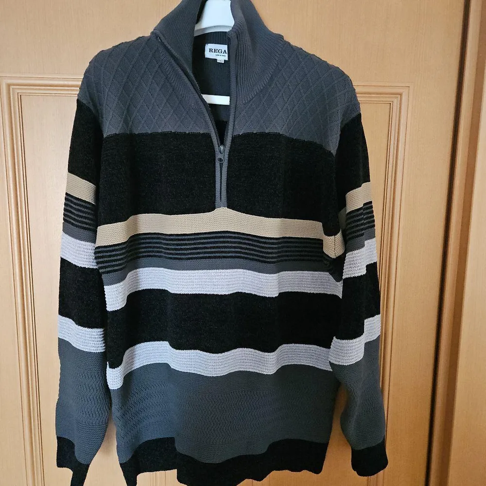 美品 REGAL ハーフジップ ニット セーター L