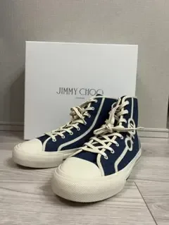 JIMMY CHOO ジミーチュウ FENIX デニム ハイカットスニーカー