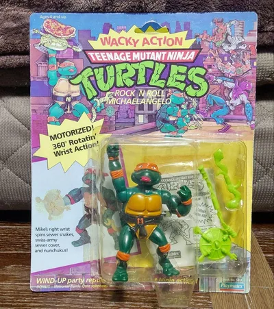 ワッキーアクション ミケランジェロ タートルズ フィギュア
