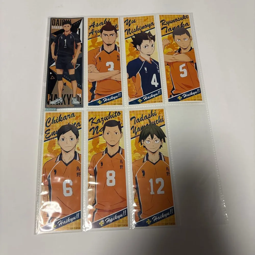 ハイキュー ステッカー 7枚セット 烏野高校