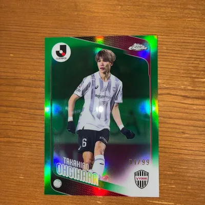 Topps Chrome 扇原貴宏 99枚限定 シリアルカード(ヴィッセル神戸)