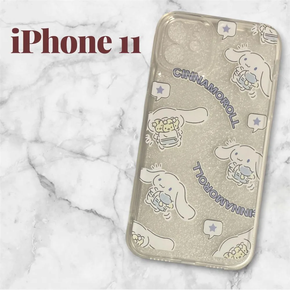 iPhone 11 ケース シナモロール クリア 透明 サンリオ