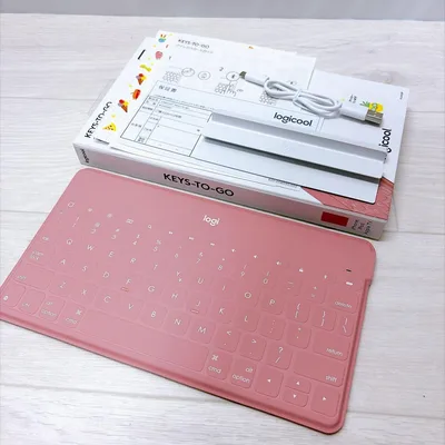 【美品】ロジクール KEYS TO GO iK1042BP ブラッシュピンク