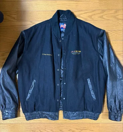 LEATHER U.S.A. スタジャン 2XL ブラック