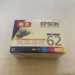 EPSON 純正 インクカートリッジ IC4CL62 4色パック