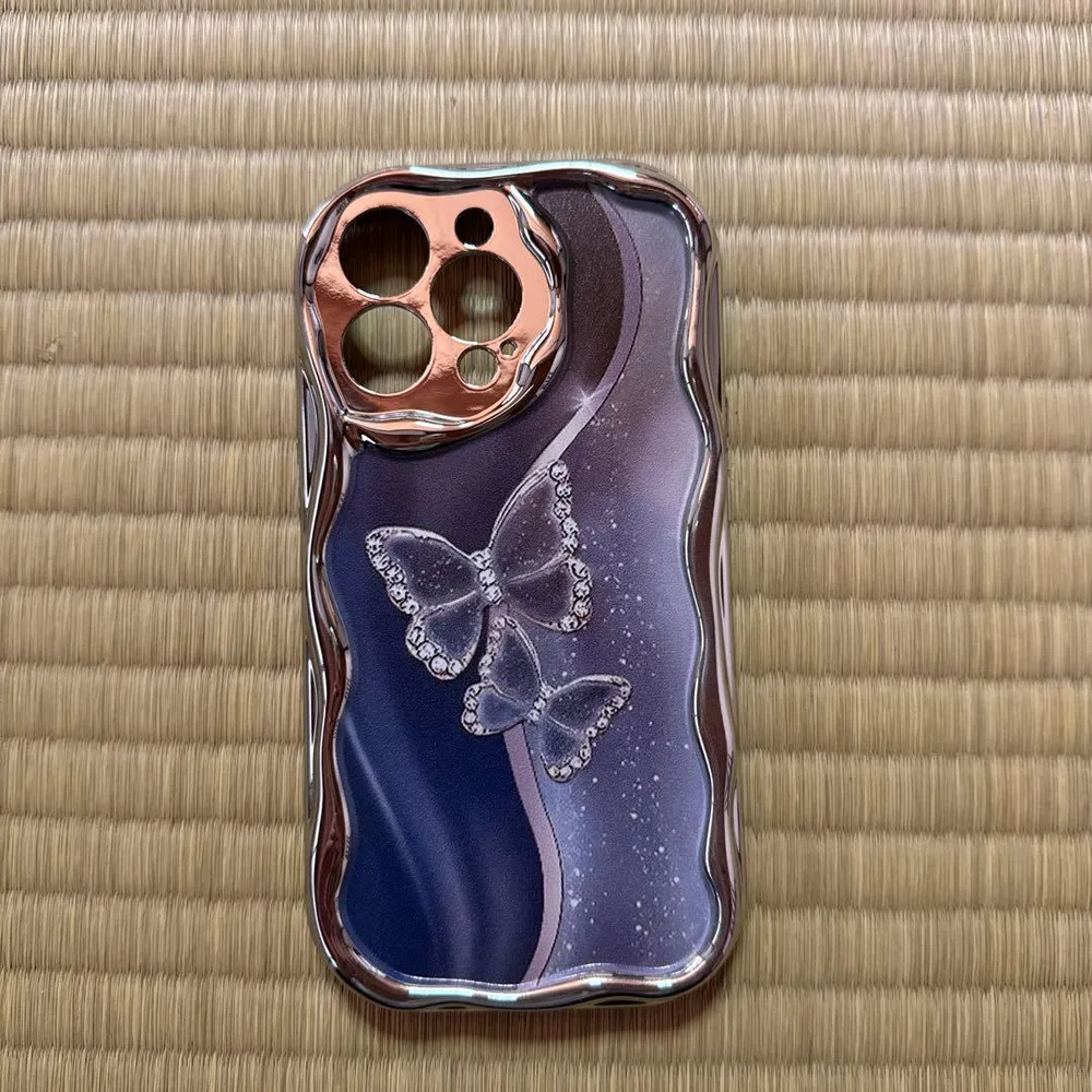 iPhone13Pro用ケース 蝶々