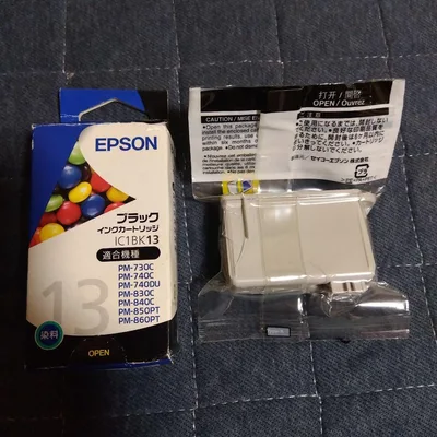 【10月処分、最終値下げ】EPSON ICBK13 ブラックインクカートリッジ
