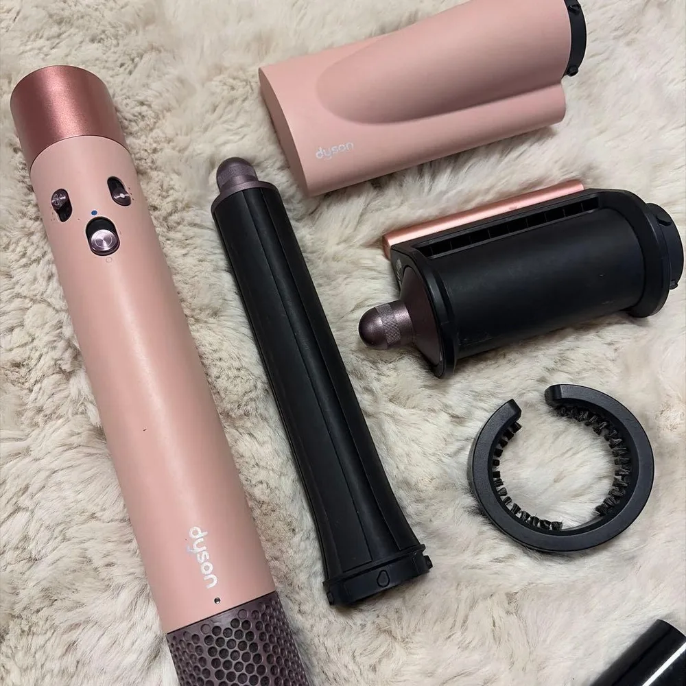 ダイソン ドライヤー ヘアアイロン さくらロゼゴールド
