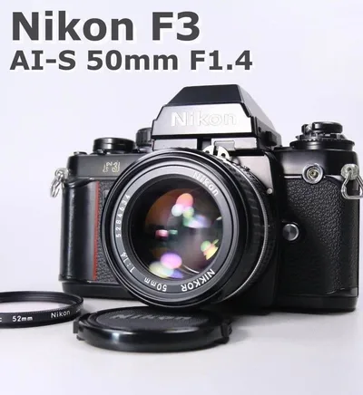 Nikon F3 AI-S 50mm F1.4 本体及びストロボ等のセット