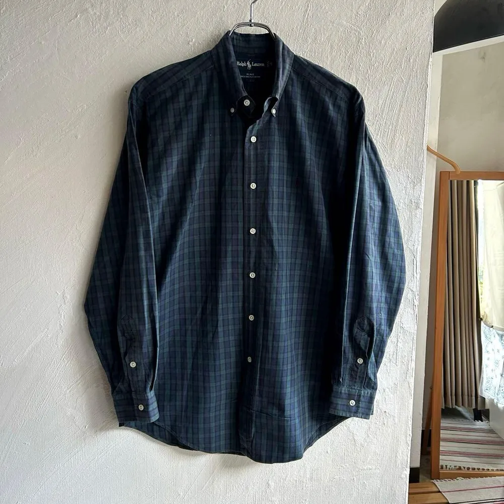 90S Ralph Lauren BLAKE ブラックウォッチ BDシャツ