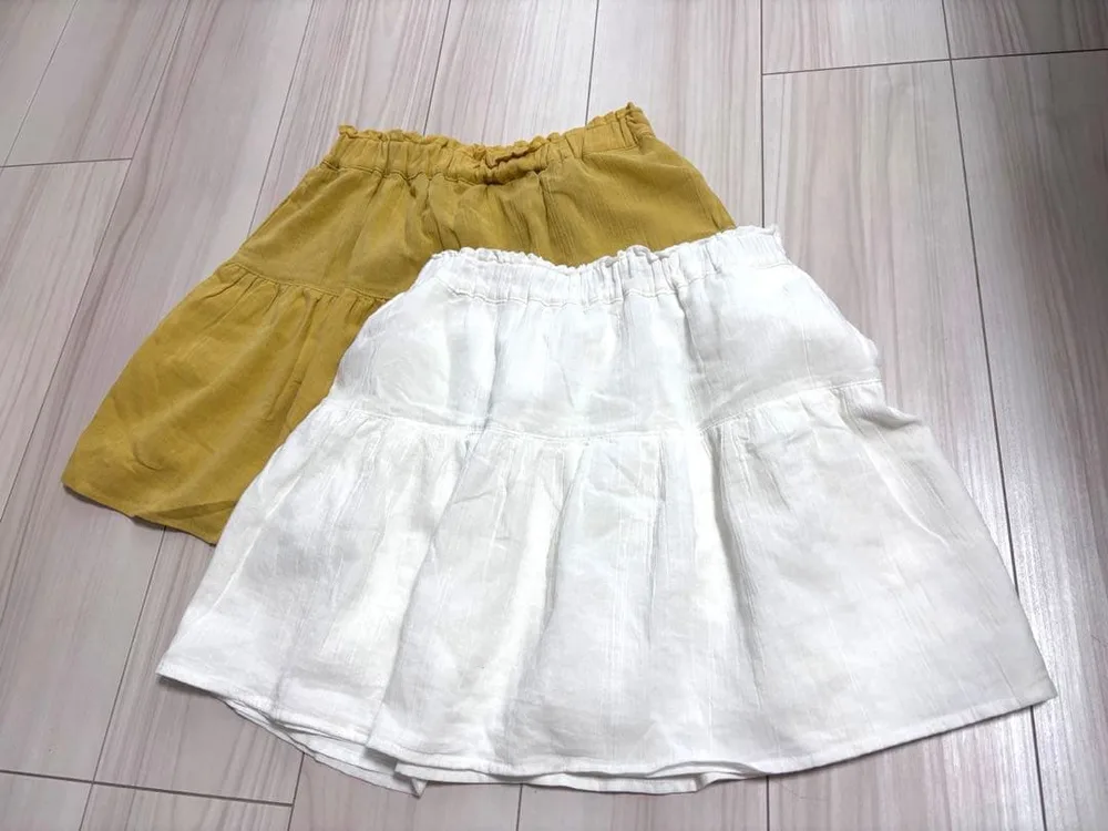 UNIQLO KIDS ティアードミニスコート 2枚セット 150