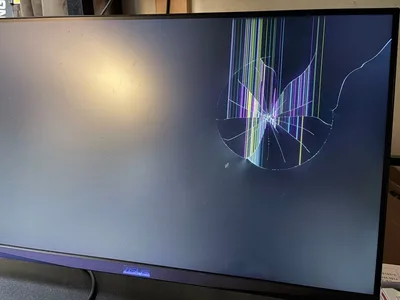 液晶割れ ASUS VG259Q5A 24.5インチ 200hz